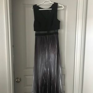 Aqua dresses gown
